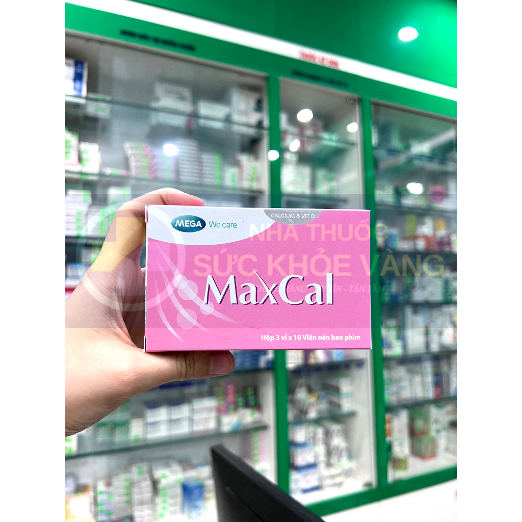 Sẵn MAXCAL - Giúp Hỗ Trợ Giảm Nguy Cơ Loãng Xương Ở Người Già, Thiếu Hụt Calci ở Phụ Nữ Tiền Mãn Kinh, Mang Thai, Trẻ Em-Hàng Ngoại Chính Hãng 2 vn 11134207 7qukw