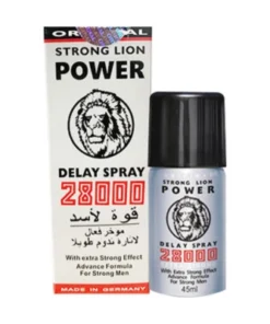 Chai xịt kéo dài thời gian cho nam giới Strong Lion Power Delay Spray 2800 hộp 1 chai 45ml