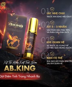 Chai xịt AB King kéo dài thời gian quan hệ nam giới (Chai 10ml)