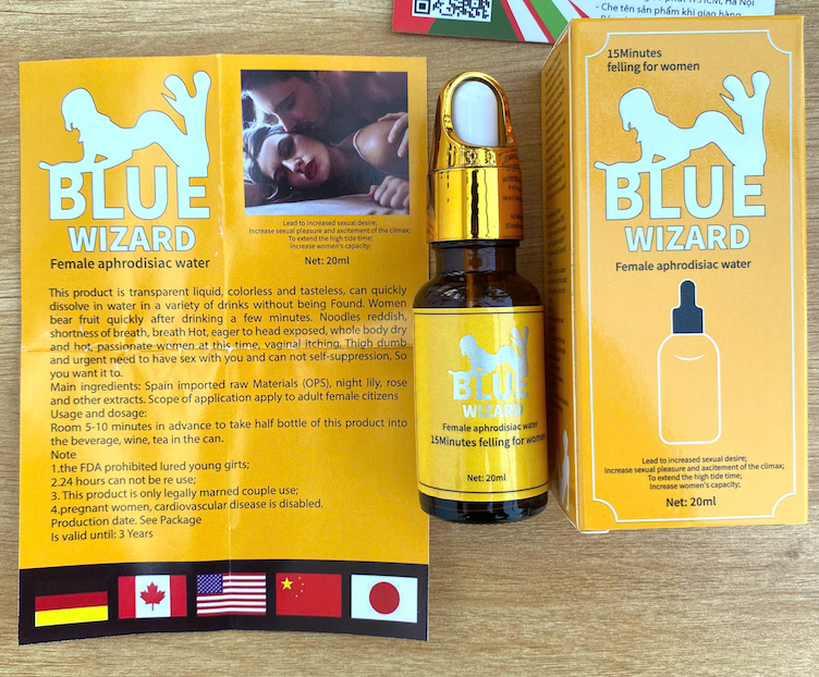 Blue Wizard Gold 20ml Thuốc Kích Dục Nữ Dạng Nước Loại Mạnh Blue Wizard Gold 20ml Thuốc Kích Dục Nữ Dạng Nước Loại Mạnh